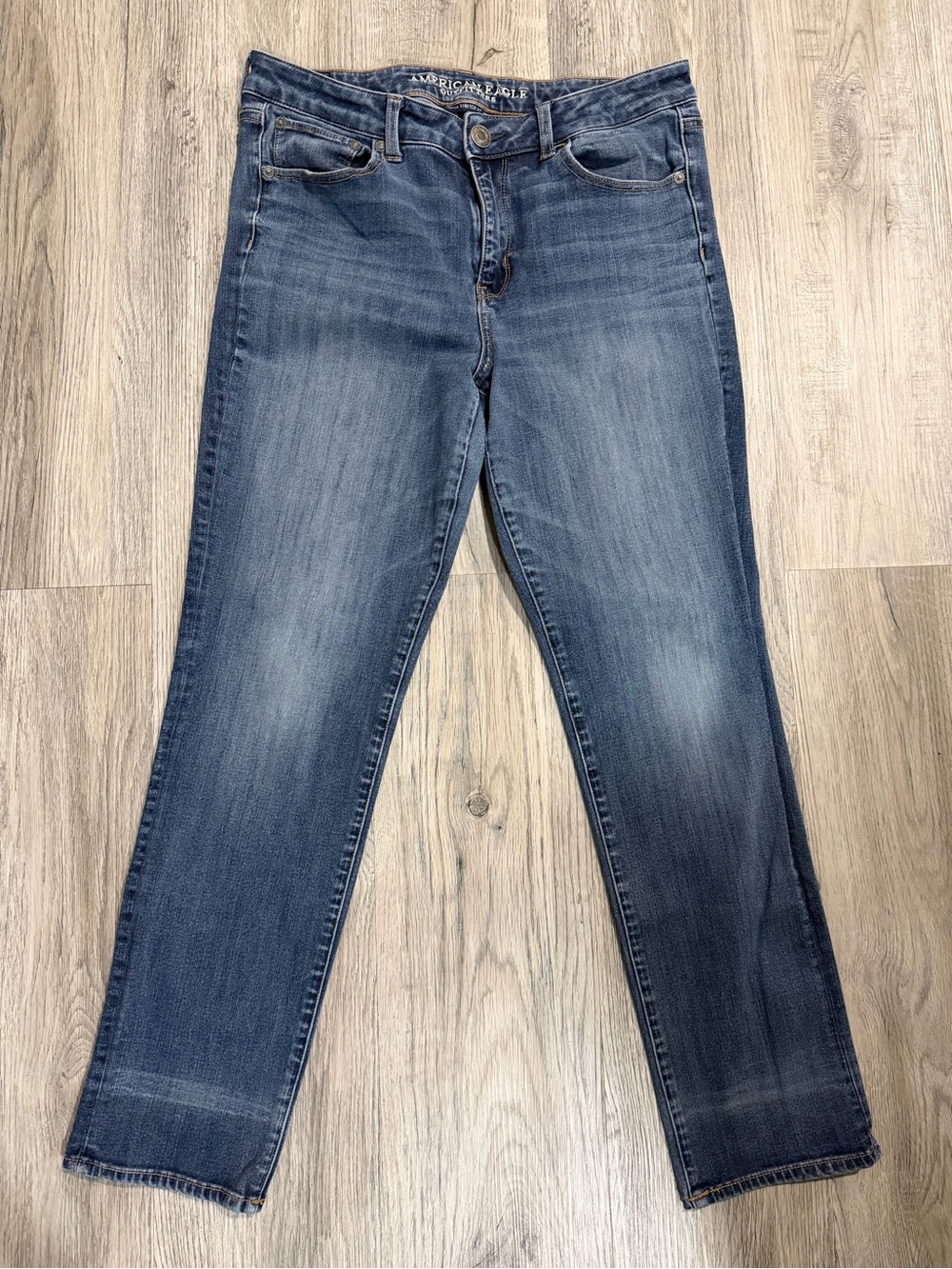 American Eagle Outfitters Blue Straight Jeans - Women's